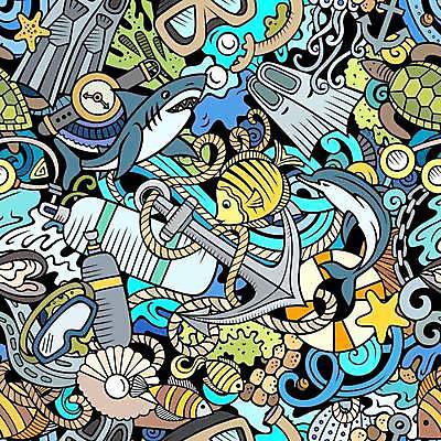 EPS 해외이미지 밧줄 파도 백그라운드 패턴 일러스트 추상 어패류 불가사리 어류 사람없음 파란색 컬러풀 거북이 낙서 물안경 손목시계 오리발 돌고래 진주 상어 튜브 산소통 잠수경 진주조개 해외202309 해외일러스트 동물 줄 바다 시계 컬러 무늬 장신구 포유류 파충류 조개 극피동물 통 수중동물 보석 수영용품 파일형식 벡터