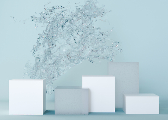 포토 JPG 해외이미지 하늘색 백그라운드 사람없음 사각형 공간 단상 포디움 해외202309 해외포토 도형 파란색 무대 파일형식