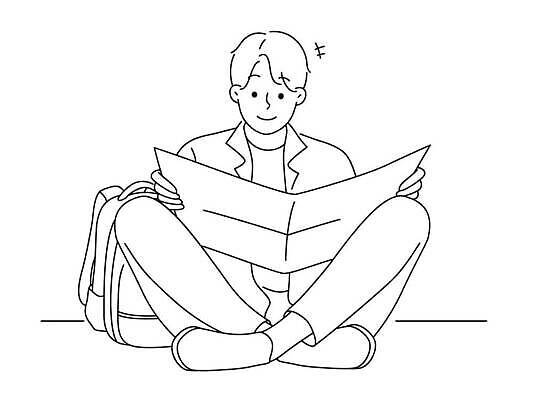 EPS 해외이미지 캐릭터 라이프스타일 응시 남자 행복 종이 도로 여행 컨셉 지도 일러스트 가이드 배낭 자연 휴가 바닥 항해 사람 앉기 여행객 하이킹 탐험 계획 만화 방향 읽기 그림 윤곽 주말 네비게이션 발견 방법 백패커 해외202309 해외일러스트 일러캐릭터 직업 시선 감정 길 배_교통 가방 교통시설 모션 레저 생활 생태계 파일형식 벡터