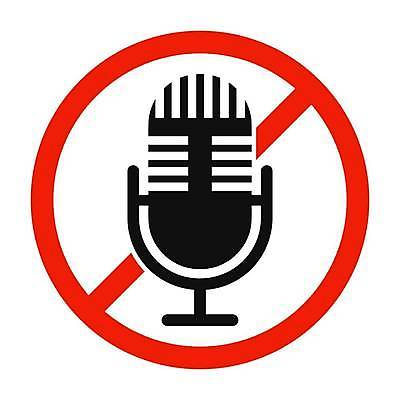 EPS 해외이미지 일러스트 경고 사람없음 픽토그램 금지 심볼 마이크 해외202309 해외일러스트 음향기기 파일형식 벡터