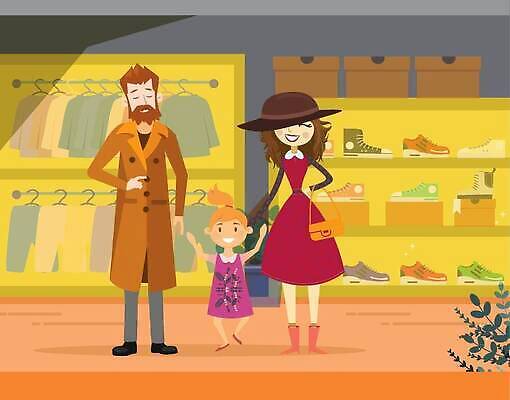 EPS 해외이미지 백인 라이프스타일 커플 잡화 옷 여자 남자 딸 행복 유럽 어린이 일러스트 가족 엄마 함께함 실내 미소 사람 성인 쇼핑 뷰티 유행 세일 상점 잡기 시장 선택 구매 쇼핑몰 고객 소매 슈퍼마켓 쇼퍼홀릭 해외202309 해외일러스트 서양인 감정 나라 컨셉 관계 모션 표정 내부 생활 파일형식 벡터