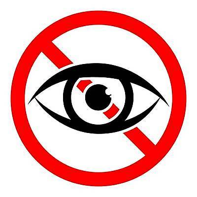 EPS 해외이미지 응시 일러스트 경고 사람없음 픽토그램 금지 심볼 해외202309 해외일러스트 시선 파일형식 벡터