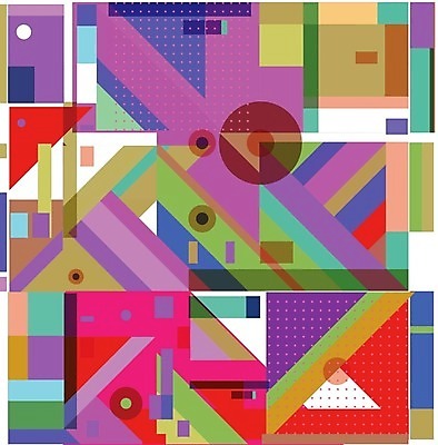 EPS 해외이미지 디자인 백그라운드 패턴 일러스트 추상 사람없음 컬러풀 기하학 스타일 멤피스디자인 해외202309 해외일러스트 컬러 무늬 파일형식 벡터