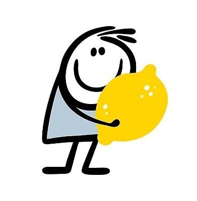 EPS 해외이미지 인물캐릭터 일러스트 한명 들기 사람 낙서 레몬 심플 해외202309 해외일러스트 일러캐릭터 캐릭터 1 과일 모션 파일형식 벡터