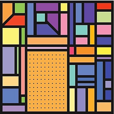 EPS 해외이미지 백그라운드 패턴 일러스트 추상 사람없음 컬러풀 사각형 물방울무늬 기하학 멤피스디자인 해외202309 해외일러스트 도형 디자인 컬러 무늬 파일형식 벡터