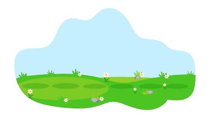 EPS 해외이미지 디자인 계절 꽃 백그라운드 밭 일러스트 자연 하늘 날씨 휴가 따뜻함 야외 그래픽 초록색 파란색 빛 컬러풀 햇빛 태양 환경 맑음 봄 시골 신선 플랫 만화 심플 장면 생태학 벡터 해외202309 해외일러스트 자연요소 식물 교육 컬러 농업 생태계 파일형식