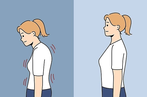 EPS 해외이미지 여자 포즈 컨셉 곡선 신체 일러스트 건강 서기 사람 치료 운동 고통 운전 의사 마사지 질병 매끈함 척추 위치 체조 에어로빅 테라피 습관 고립 물리치료 정형외과 해로움 전후 벡터 해외202309 해외일러스트 감정 선 의학 모션 뼈 병원 뷰티 의료진 춤 감각 비교 파일형식