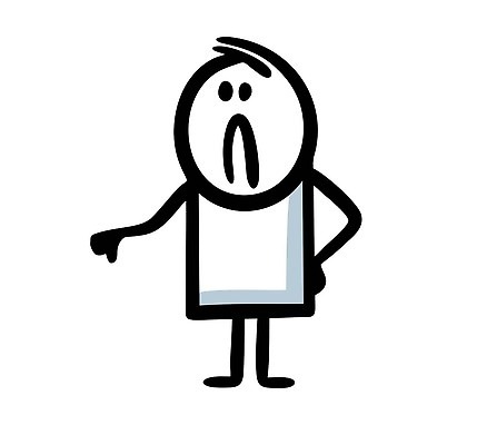 EPS 해외이미지 인물캐릭터 허리손 일러스트 한명 사람 손짓 짜증 낙서 심플 싫은 해외202309 해외일러스트 일러캐릭터 캐릭터 1 감정 포즈 모션 파일형식 벡터