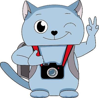 EPS 해외이미지 클립아트 동물 캐릭터 디자인 행복 백그라운드 일러스트 비즈니스 배낭 미술 취미 그래픽 파란색 반려동물 컬러풀 카메라 디지털 고양이 장비 흰색 막대기 발사 만화 사진사 심볼 그림 윤곽 캠코더 고립 벡터 해외202309 해외일러스트 일러캐릭터 감정 컬러 가방 포유류 문화예술 전자제품 작가 파일형식