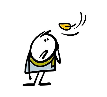 EPS 해외이미지 인물캐릭터 낙엽 일러스트 한명 사람 올려보기 낙서 심플 해외202309 해외일러스트 일러캐릭터 캐릭터 1 잎 모션 파일형식 벡터