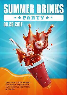 EPS 해외이미지 템플릿 포스터 음료 백그라운드 컨셉 오렌지 일러스트 유리 컵 세로 여름 파란색 빛 물방울 떨어짐 질감 콜라 쏟아짐 밀짚 소다 해외202309 해외일러스트 식기 계절 컬러 과일 모션 재질 짚 탄산음료 파일형식 벡터