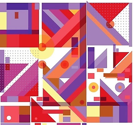 EPS 해외이미지 디자인 백그라운드 패턴 일러스트 추상 사람없음 컬러풀 기하학 스타일 멤피스디자인 해외202309 해외일러스트 컬러 무늬 파일형식 벡터