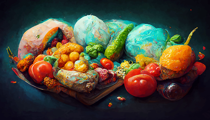 JPG 해외이미지 그릇 음식 과일 일러스트 요리 사람없음 축제 해외202309 해외일러스트 식기 파일형식