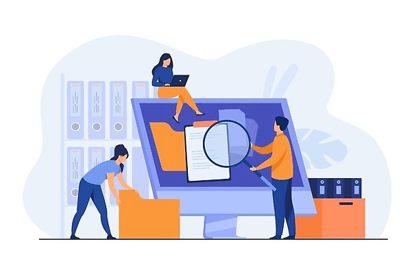 EPS 해외이미지 컨셉 인터넷 일러스트 비즈니스 통신 선반 사람 금융 컴퓨터 사무실 쌓기 상점 디지털 자료 웹 정보 비즈니스맨 조직 캐비닛 검색 경영자 문서 파일 폴더 전자 시스템 수납 온라인 추적 경영 데이터베이스 보관소 서버 벡터 사용자 해외202309 해외일러스트 남자 가구 모션 경제 전자제품 직장인 사물함 저장 리더 파일형식