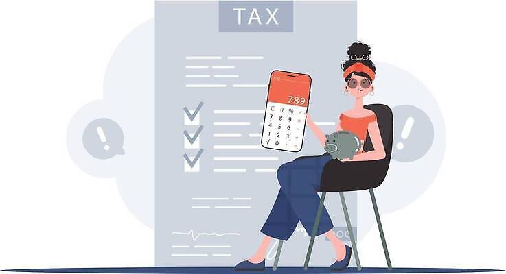 EPS 해외이미지 종이 돈 일러스트 비즈니스 통계 금융 경제 동전 인포그래픽 계산기 달력 계산 시장 주식 분석 서비스 보고서 서식 문서 투자 회계 계산서 빚 계좌 고립 마감 세금 수입 역경 예산 정부 회계사 과세 해외202309 해외일러스트 직업 컨셉 문구용품 장비 재산 파일형식 벡터