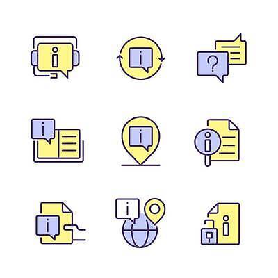 EPS 해외이미지 클립아트 편집 디자인 선 컬러 컨셉 스티커 일러스트 미술 설명 세트 픽토그램 디지털 자료 웹 정보 플랫 질문 만화 심볼 서비스 문서 윤곽 팩 온라인 해결 고립 대답 얇은 엘리먼트 지원 타격 목차 벡터 해외202309 해외일러스트 인터넷 모션 문화예술 화장품 파일형식