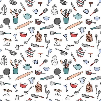 EPS 해외이미지 그릇 식기 백그라운드 포크 패턴 일러스트 가정 주방용품 주택 도마 요리 컵 컬러풀 주방 숟가락 요리사 장비 머그컵 기구 칼 낙서 냄비 찻주전자 수집 오브젝트 국자 그림 윤곽 손그림 주걱 밀대 벡터 해외202309 해외일러스트 직업 컬러 생활용품 무늬 주전자 수저 건물 솥 파일형식