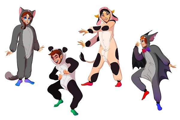 EPS 해외이미지 동물 캐릭터 드레스 옷 남자 행복 어린이 포즈 일러스트 주택 사람 소년 성인 세트 파티 고양이 희망 잠옷 시간 잠 생일 소 판다 만화 박쥐 공상 변장 고립 벡터 해외202309 해외일러스트 일러캐릭터 기념일 감정 곰 포유류 이벤트 건물 반려동물 파일형식