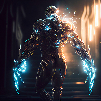 포토 JPG 해외이미지 미래 사람없음 빛 인조인간 로봇 하이테크 네온 휴머노이드 사이버펑크 해외202309 해외포토 컨셉 기술 파일형식 SF