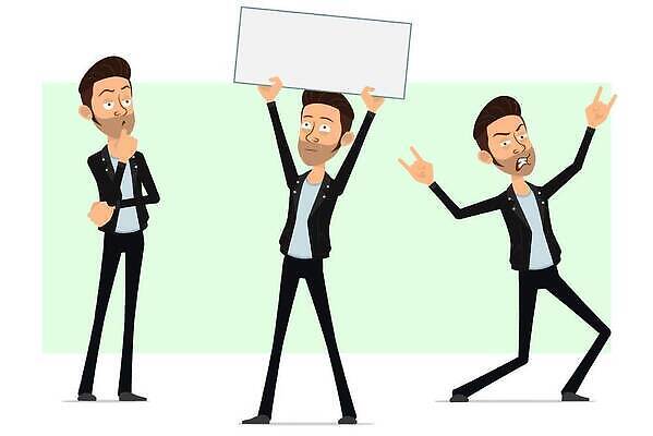 EPS 해외이미지 캐릭터 남자 행복 얼굴 생각 일러스트 텍스트 수염 피곤 말하기 서기 미소 사람 소년 세트 걷기 공백 재킷 분노 표현 작업 플랫 가죽 만화 사인 애니메이션 고립 바이크레이서 스타일 벡터 비어있는 해외202309 해외일러스트 일러캐릭터 감정 어린이 컨셉 모션 표정 신체부위 외투 파일형식