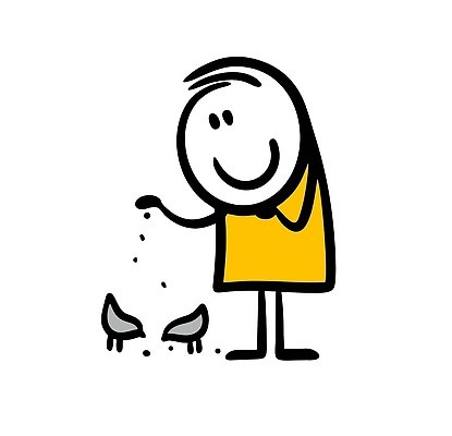 EPS 해외이미지 인물캐릭터 일러스트 조류 한명 사람 낙서 모이 뿌리기 심플 해외202309 해외일러스트 일러캐릭터 동물 캐릭터 1 모션 먹이 파일형식 벡터