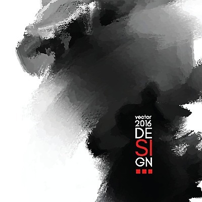 EPS 해외이미지 백그라운드 일러스트 수묵화 미술 타이포그라피 사람없음 검은색 먹 번짐 국경 해외202004 해외일러스트 문자 컬러 서예 문화예술 파일형식 벡터 효과