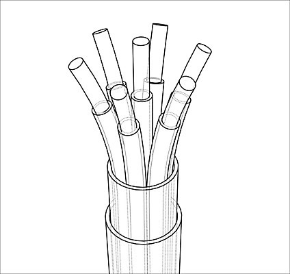 EPS 해외이미지 산업 선 백그라운드 곡선 일러스트 부분 추상 기술 3D 검은색 자료 힘 장비 에너지 흰색 네트워크 연결 스케치 유연 전자 윤곽 철사 지휘자 튜브 고립 구리 설치 전압 공급 와이어프레임 배선 해외202004 해외일러스트 컬러 무늬 미술 한자 음악가 원소 디지털합성 파일형식 벡터