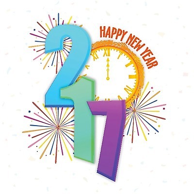 EPS 해외이미지 배너 포스터 시계 백그라운드 일러스트 벽지 휴가 폭죽 이벤트 컬러풀 파티 3D 크래커 축제 축하 시간 야간 기회 초대 해피뉴이어 1월 12 2017년 해외202004 해외일러스트 자연요소 컬러 컨셉 숫자 쿠키 새해인사 날짜 연도 디지털합성 파일형식 벡터