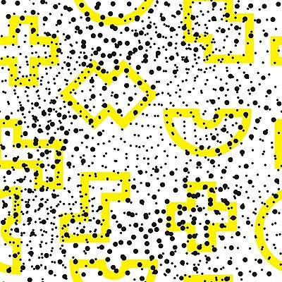 EPS 해외이미지 모양 디자인 선 백그라운드 패턴 일러스트 추상 사람없음 그래픽 노란색 검은색 원형 플랫 기하학 팝 스타일 멤피스디자인 해외202004 해외일러스트 도형 컬러 무늬 파일형식 벡터