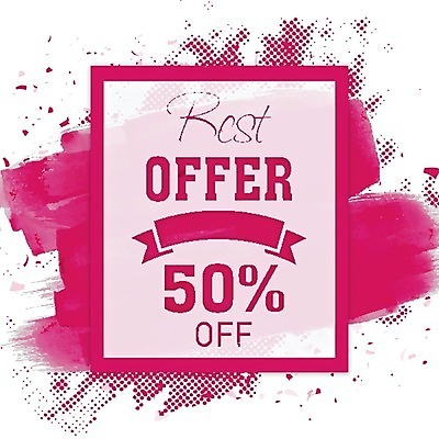 EPS 해외이미지 템플릿 배너 계절 포스터 리본 분홍색 일러스트 수채화 프레임 이벤트 팜플렛 사람없음 쇼핑 세일 상점 흰색 시장 구매 마케팅 재고정리 특별함 해외202004 해외일러스트 컬러 컨셉 파일형식 벡터