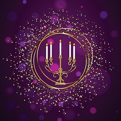 EPS 해외이미지 전통 디자인 포스터 종교 일러스트 휴가 불꽃 인종 장식 보라색 축제 기도 인사 범죄 황금 우아함 소프트포커스 12월 순수 촛대 신성 후회 유대인 빛망울 단식 유태교 이스라엘 해외202004 해외일러스트 감정 컬러 컨셉 불 촬영기법 사람 빛 예절 날짜 서아시아 파일형식 벡터