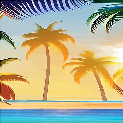 EPS 해외이미지 실루엣 바다 일러스트 하늘 사람없음 야자수 태양 노을 해외202309 해외일러스트 자연요소 나무 촬영기법 파일형식 벡터