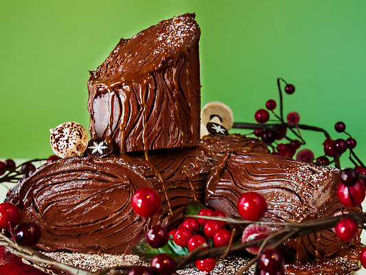 포토 JPG 해외이미지 열매 크리스마스 근접촬영 사람없음 갈색 나뭇가지 달콤 초코케이크 롤케이크 부쉬드노엘 해외202309 해외포토 나무 식물 기념일 뷰포인트 컬러 케이크 맛 파일형식