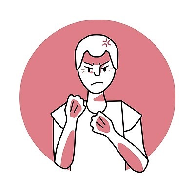 EPS 해외이미지 캐릭터 남자 감정 얼굴 어린이 선 일러스트 관리 사람 소년 10대 빨간색 숫자 주먹 분노 짜증 흰색 표현 원형 감각 스케치 이발 그림 나쁜 반응 부정적 스타일 벡터 표현성 해외202309 해외일러스트 일러캐릭터 도형 문자 컬러 모션 청소년 미술 신체부위 파일형식 문화예술