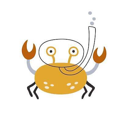 EPS 해외이미지 동물 캐릭터 야생동물 바다 일러스트 어류 물 수중 게 껍질 만화 해산물 고립 집게발 벡터 해외202309 해외일러스트 일러캐릭터 자연요소 갑각류 수중동물 파일형식