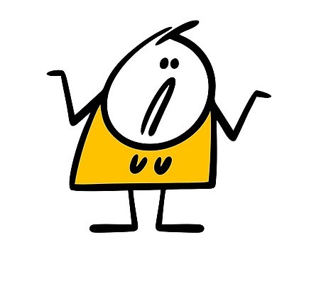 EPS 해외이미지 인물캐릭터 일러스트 한명 사람 손짓 낙서 질문 심플 해외202309 해외일러스트 일러캐릭터 캐릭터 1 모션 파일형식 벡터