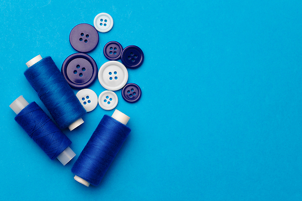 포토 JPG 해외이미지 백그라운드 단추 사람없음 파란색 실 바느질 해외202309 해외포토 컬러 파일형식