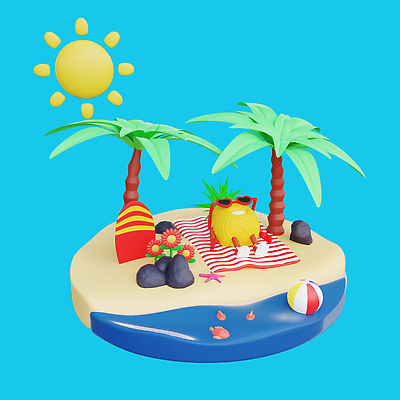 포토 JPG 해외이미지 꽃 여행 불가사리 어류 해변 사람없음 선글라스 야자수 눕기 태양 3D 돌_바위 서핑보드 선탠 비치볼 파인애플 오브젝트 비치타올 파인애플캐릭터 해외202309 해외포토 자연요소 나무 식물 캐릭터 안경 바다 과일 공 모션 극피동물 바캉스용품 수건 수중동물 보드_스포츠 디지털합성 열대과일 파일형식