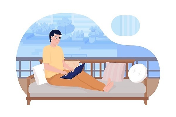 EPS 해외이미지 편집 직업 학생 라이프스타일 디자인 배너 남자 포스터 백그라운드 컨셉 스티커 인터넷 일러스트 주택 사람 동양인 풍경 그래픽 노트북 컴퓨터 소파 공책 웹 업무 플랫 만화 질감 심플 장면 멀리 온라인 고립 프리랜서 스타일 벡터 디테일 밀레니얼 안락 해외202309 해외일러스트 의자 문구용품 인종 건물 생활 경제 전자제품 작업 파일형식 건축물 가구 오브젝트 건축 생활용품