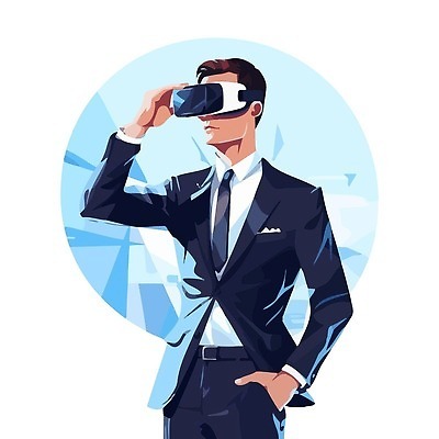 EPS 해외이미지 디자인 남자 안경 과학 컨셉 인터넷 일러스트 비즈니스 놀이 추상 미래 기술 사람 컴퓨터 3D 디지털 헤드폰 장비 게임 비즈니스맨 체험 사이버 스마트 전자 비전 온라인 동영상 혁명 게이머 가상 가상현실 스타일 벡터 현실 해외202309 해외일러스트 잡화 음향기기 무늬 전자제품 직장인 디지털합성 파일형식