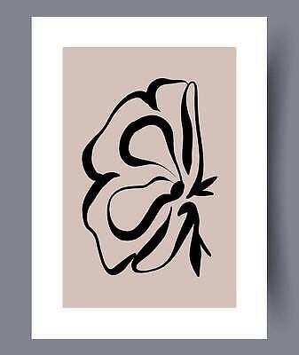 EPS 해외이미지 꽃 선 나비 백그라운드 일러스트 추상 미술 사람없음 분위기 캔버스 기하학 해외202309 해외일러스트 식물 곤충 컨셉 무늬 문화예술 파일형식 벡터