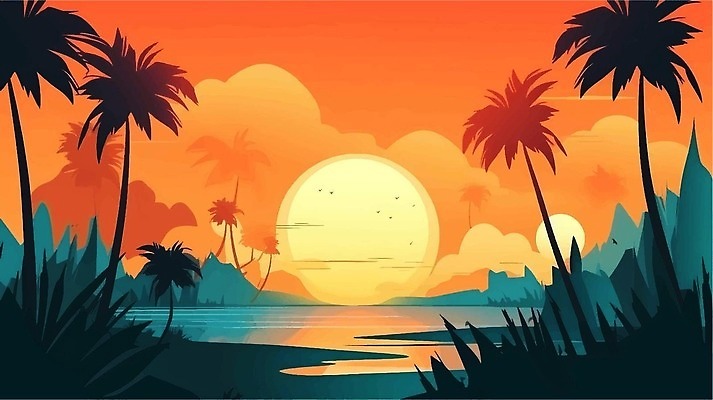 EPS 해외이미지 디자인 배너 실루엣 포스터 바다 일러스트 자연 벽지 추상 휴가 손바닥 미술 그래픽 물 야자수 햇빛 파티 일출 맑음 일몰 새벽 수확 덮개 저녁 휴양지 복고 하와이 심플 엽서 발리 인도네시아 천국 스카이라인 그런지 스리랑카 이국적 파라다이스 수평선 미니멀리스트 해외202309 해외일러스트 자연요소 나무 손 아시아 섬 무늬 농업 날씨 문화예술 촬영기법 이벤트 태양 노을 미국 장소 뚜껑 야간 편지 생태계 파일형식 벡터