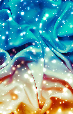 포토 JPG 해외이미지 디자인 백그라운드 사람없음 파란색 반짝임 노란색 화려 고급 실크 부드러움 그라데이션 해외202309 해외포토 컬러 컨셉 모션 직물 감각 파일형식