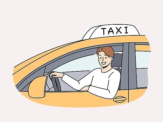 EPS 해외이미지 직업 남자 행복 도로 여행 이동 컨셉 일러스트 모션 자동차 노동자 거리 미소 사람 앉기 노란색 기계 운전 도시 바퀴 운전사 승차 고객 서비스 택시 승객 모터 고립 자동 차고 벡터 해외202309 해외일러스트 감정 길 육상교통 컬러 교통시설 승용차 표정 파일형식