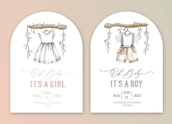 EPS 해외이미지 나무 원피스 행복 잎 일러스트 캘리그라피 붓터치 사랑 사람없음 파티 축하 멜빵바지 엽서 번짐 초대 성별 엘리먼트 베이비샤워 해외202309 해외일러스트 식물 옷 감정 컨셉 바지 이벤트 편지 멜빵 파일형식 벡터 효과