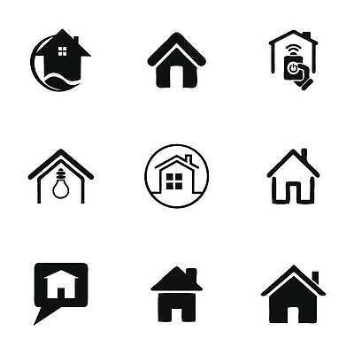 EPS 해외이미지 디자인 실루엣 백그라운드 인터넷 일러스트 건축양식 주택 건물 그래픽 세트 홈페이지 검은색 웹 흰색 재산 심볼 사인 고립 진짜 벡터 해외202309 해외일러스트 건축물 건축 컬러 촬영기법 금융 파일형식