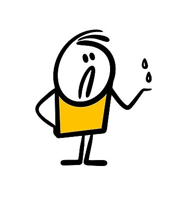 EPS 해외이미지 인물캐릭터 허리손 일러스트 한명 사람 물방울 찡그림 낙서 손내밀기 심플 해외202309 해외일러스트 일러캐릭터 캐릭터 1 포즈 표정 손짓 파일형식 벡터