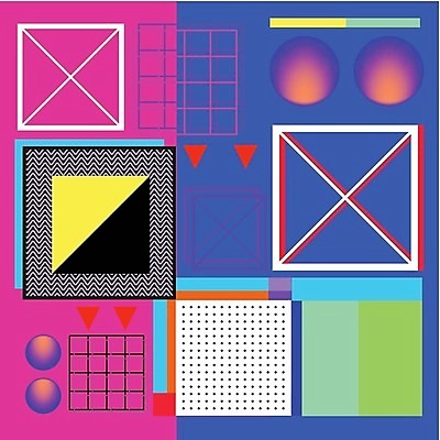 EPS 해외이미지 백그라운드 패턴 일러스트 추상 사람없음 컬러풀 사각형 물방울무늬 정사각형 기하학 멤피스디자인 해외202309 해외일러스트 도형 디자인 컬러 무늬 파일형식 벡터