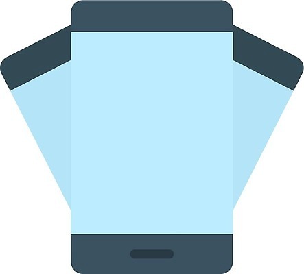 EPS 해외이미지 디자인 선 컨셉 일러스트 모바일 핸드폰 심볼 윤곽 고립 아이폰 터치스크린 벡터 해외202309 해외일러스트 전자제품 스마트폰 파일형식 스마트기기