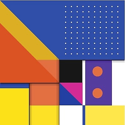 EPS 해외이미지 백그라운드 패턴 일러스트 추상 사람없음 컬러풀 사각형 물방울무늬 원형 정사각형 기하학 멤피스디자인 해외202309 해외일러스트 도형 디자인 컬러 무늬 파일형식 벡터